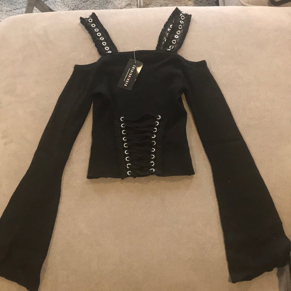 Black Knit top